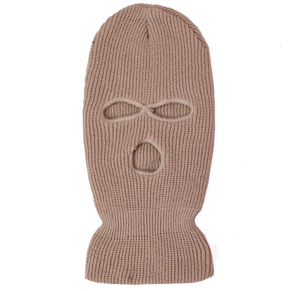 Motorcycle Windproof Full Face Knit Hats Custom SkiMask Men Warm Wool