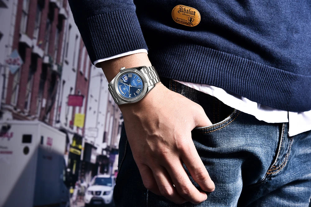PAGANI DESIGN 2025 DD40 Men's Watches Luxury Automatic Watch Men AR Sapphire Glass Mechanical Wristwatch Men 10Bar Japan NH36A
