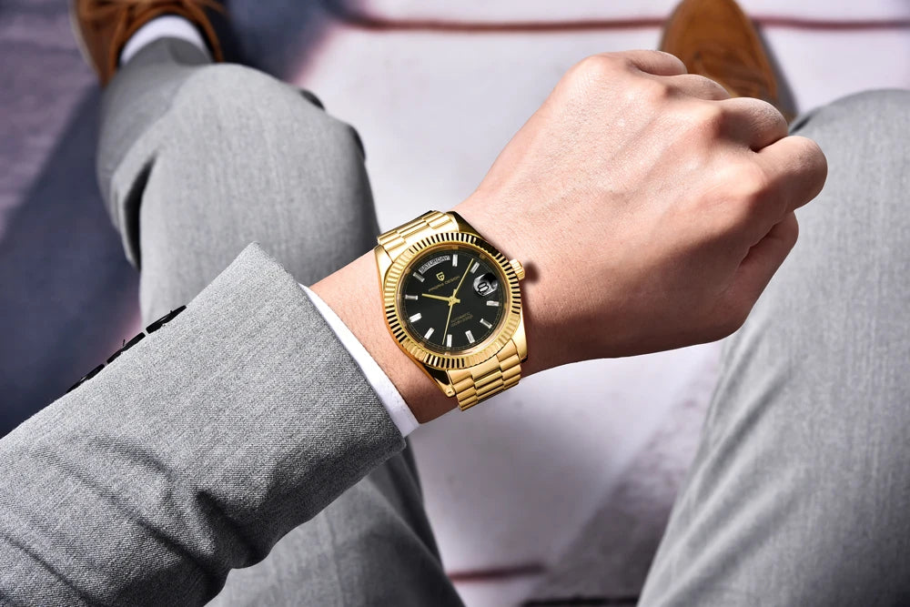 PAGANI DESIGN 2025 DD40 Men's Watches Luxury Automatic Watch Men AR Sapphire Glass Mechanical Wristwatch Men 10Bar Japan NH36A