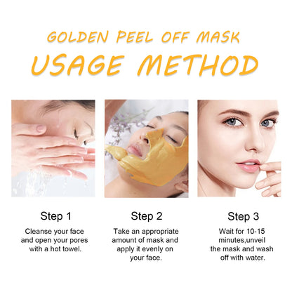 24K Gold Foil Peel-Off Facial Mask