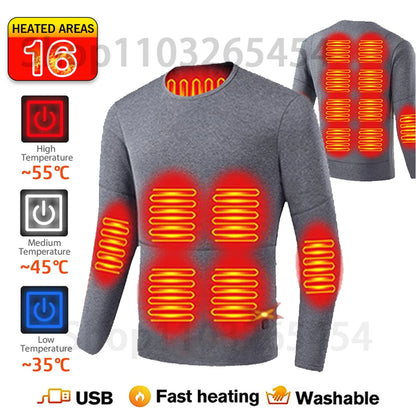 New 52 Areas Heated Underwear Winter