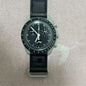 2025 Newest High Quality Wantch Men's and Women's Moon Mercury Quartz Chronograph Watch Celestial Galaxy Dial 6-Hand Hot Sale