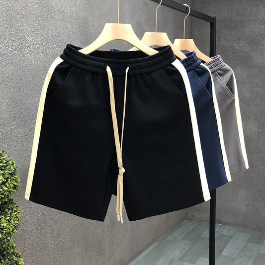 Men's Shorts Loose Drawstring Black Male Short Pants Essential Xl Dry Fit 3 Quarter Small Size Thin Stylish Y2k Personalizate