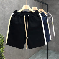 Men's Shorts Loose Drawstring Black Male Short Pants Essential Xl Dry Fit 3 Quarter Small Size Thin Stylish Y2k Personalizate