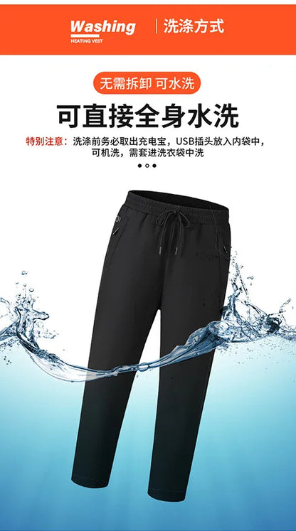 8 Areas Self Heated Pants Winter