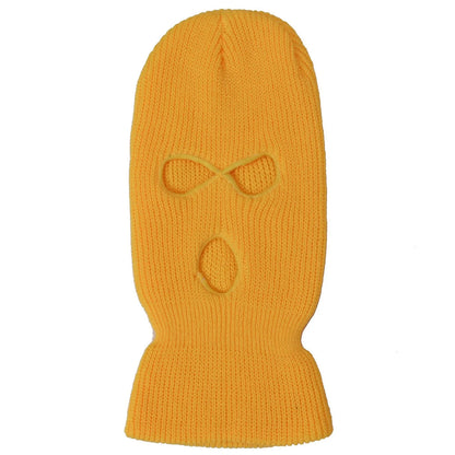 Motorcycle Windproof Full Face Knit Hats Custom SkiMask Men Warm Wool