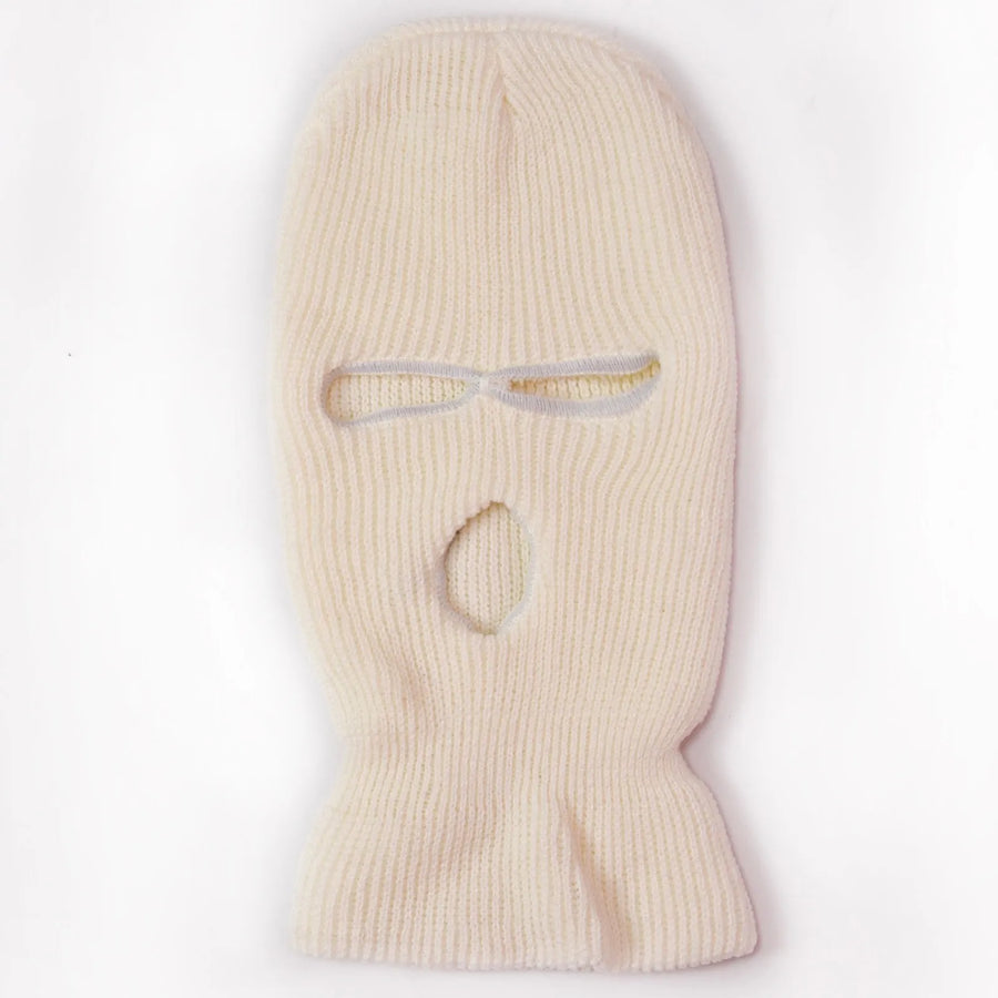 Motorcycle Windproof Full Face Knit Hats Custom SkiMask Men Warm Wool