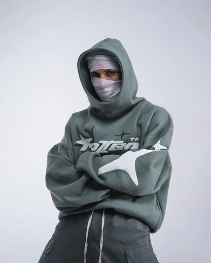 Harajuku Men Loose and Casual Sweatshirt demon slayer