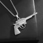 Iced Out Letter Savage Pendant Shiny Bing Cubic Zirconia Hip Hop Necklace Men\\\'s Cool Rock Rap Trend Jewelry