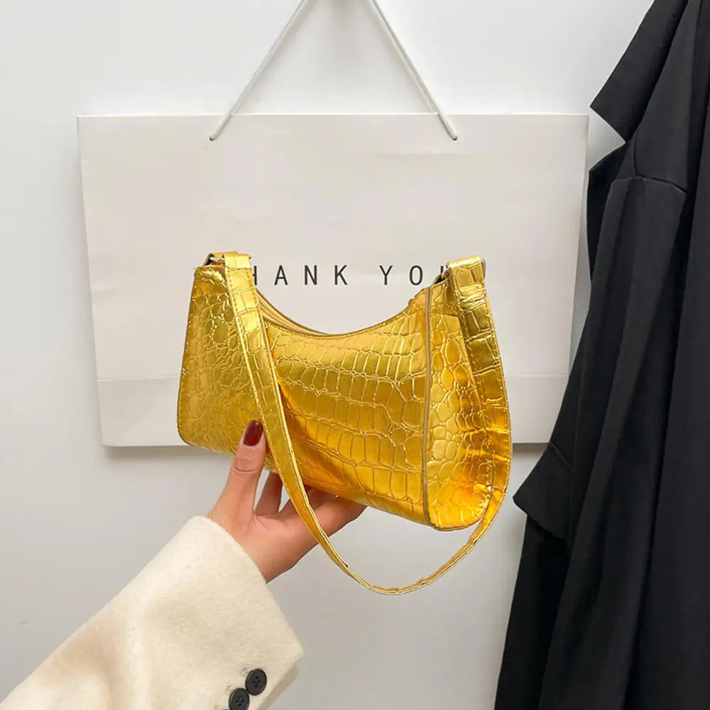 Y2k Vintage Women Underarm Bag Korean Casual Cute White Shoulder Bag Ladies Slings