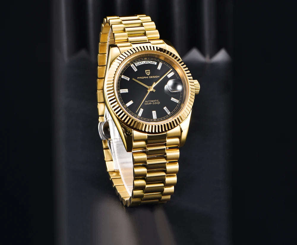 PAGANI DESIGN 2025 DD40 Men's Watches Luxury Automatic Watch Men AR Sapphire Glass Mechanical Wristwatch Men 10Bar Japan NH36A