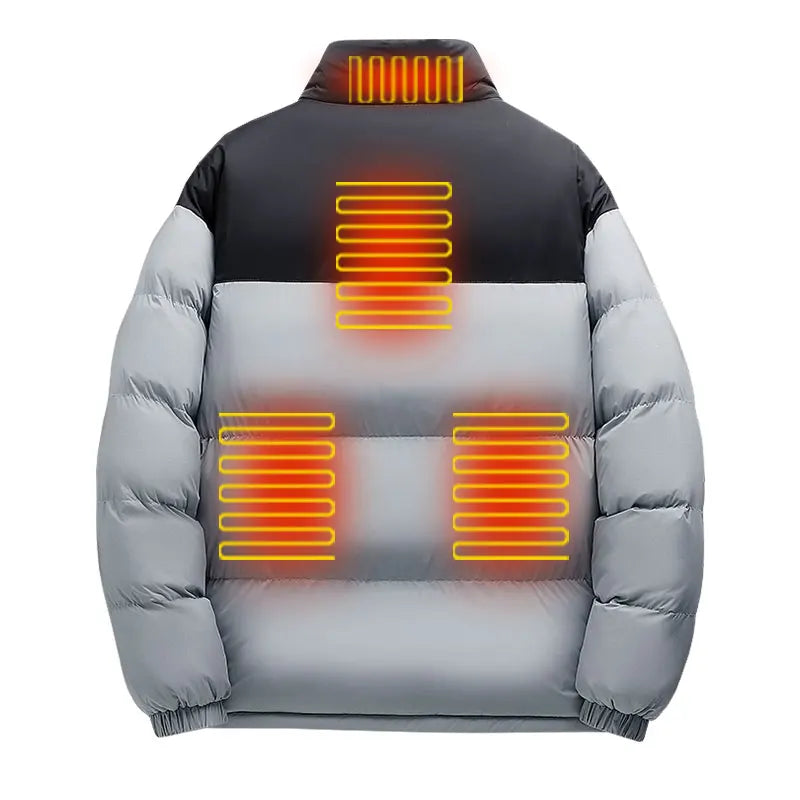 Waterproof Thickened Heated Coat Winter