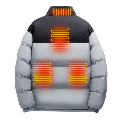 Waterproof Thickened Heated Coat Winter